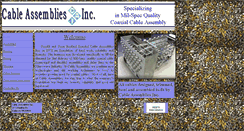 Desktop Screenshot of cableassembliesinc.com